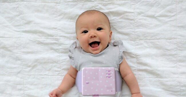 Anti-Kolikgürtel Anti-Kolikgürtel mit Baby