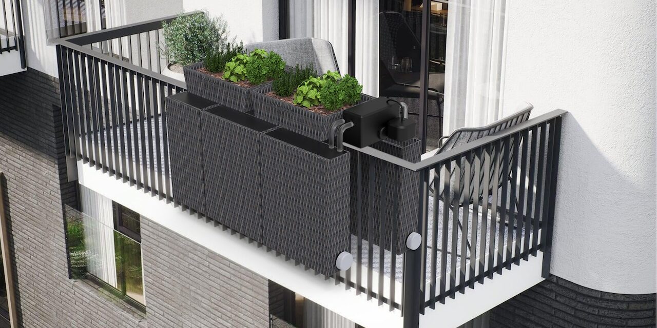 Balkonpflanzenbewässerung am Balkon