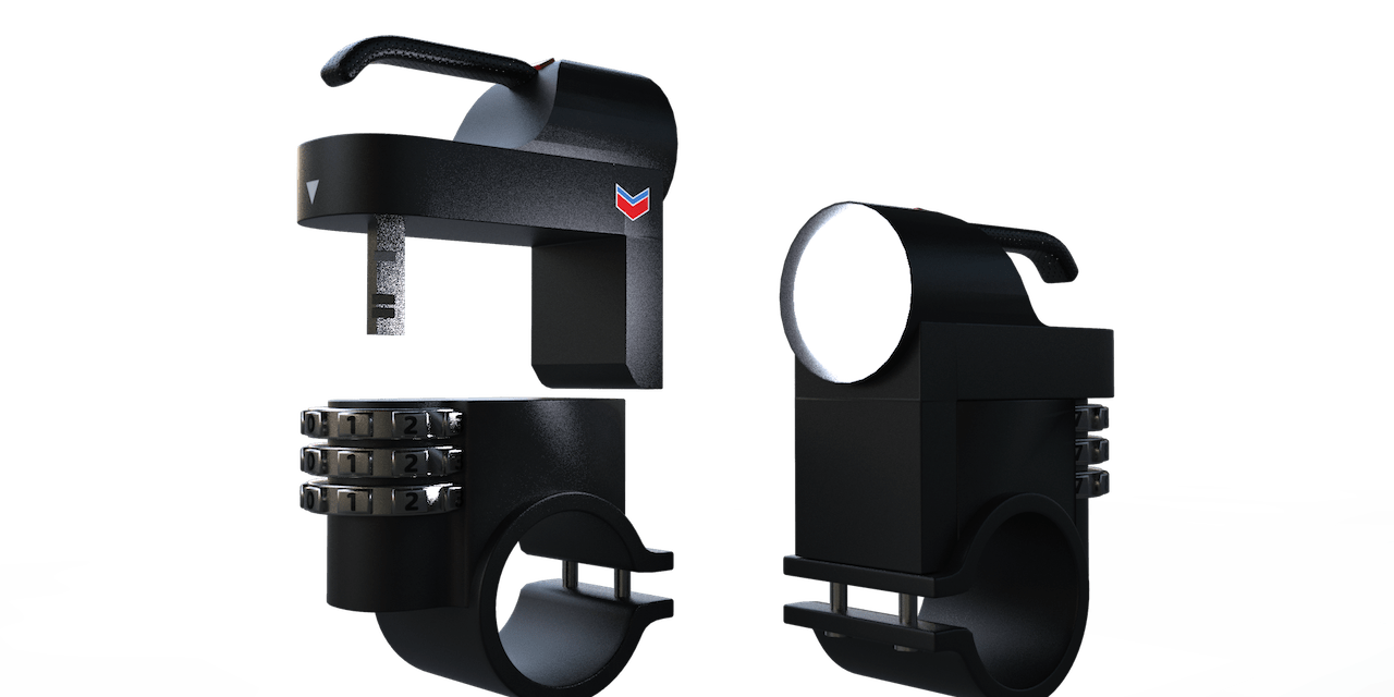 Fahrradlicht mit Zahlenschloss Fahrradlicht mit Zahlenschloss