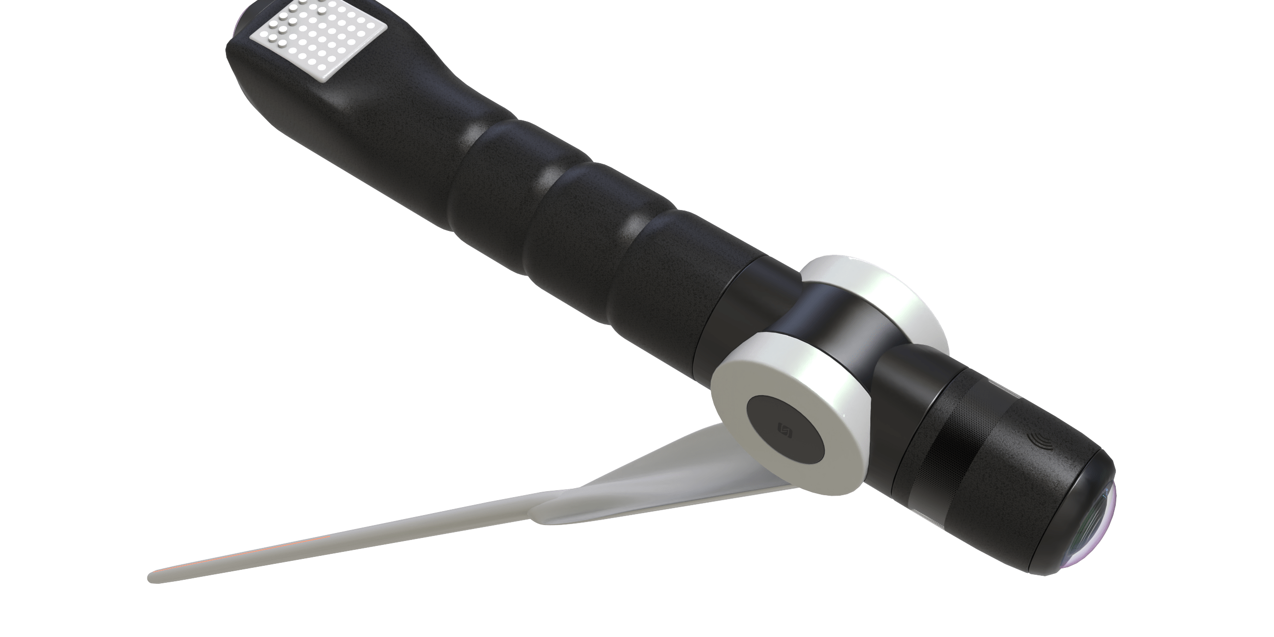 Blindenstock mit Braille